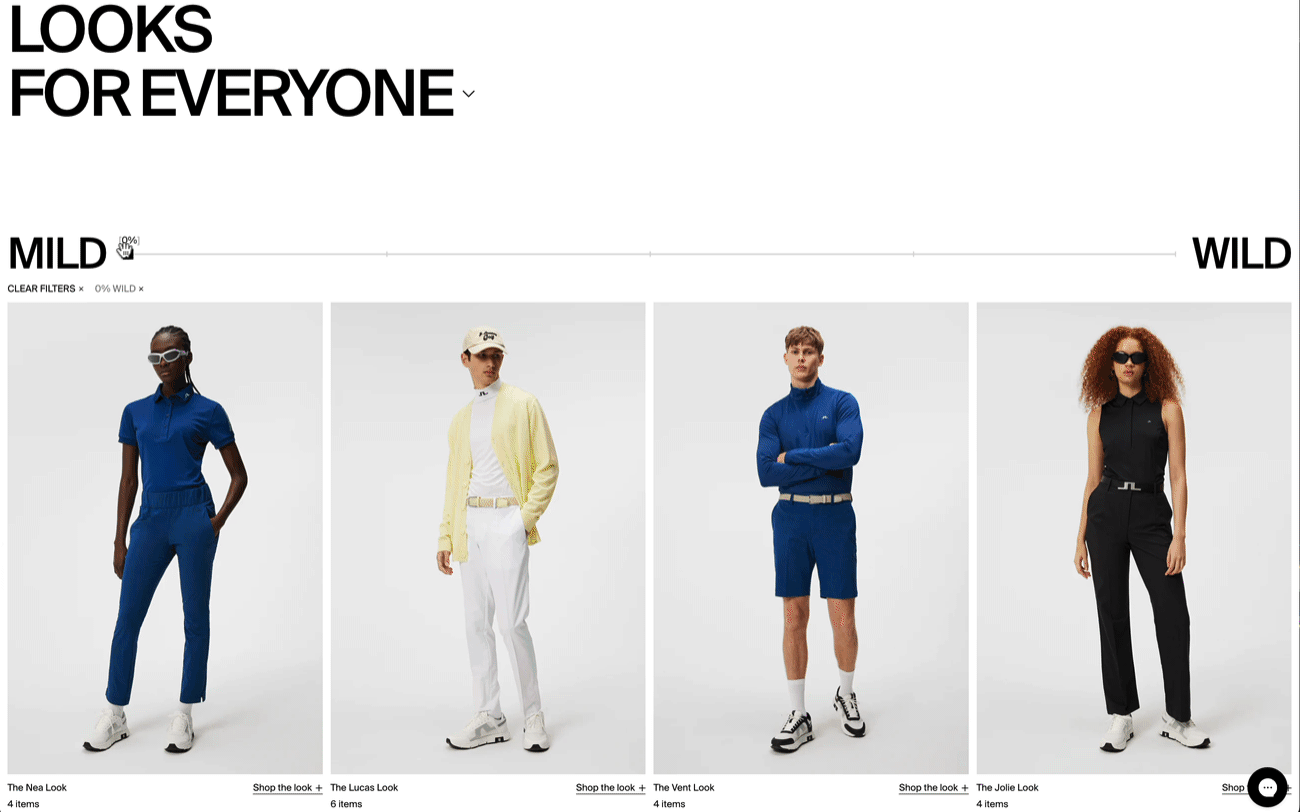 Dynamischer Merchandising-Slider